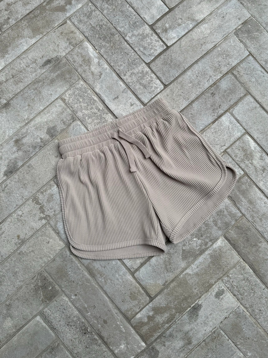 Ribbed Pleat Short