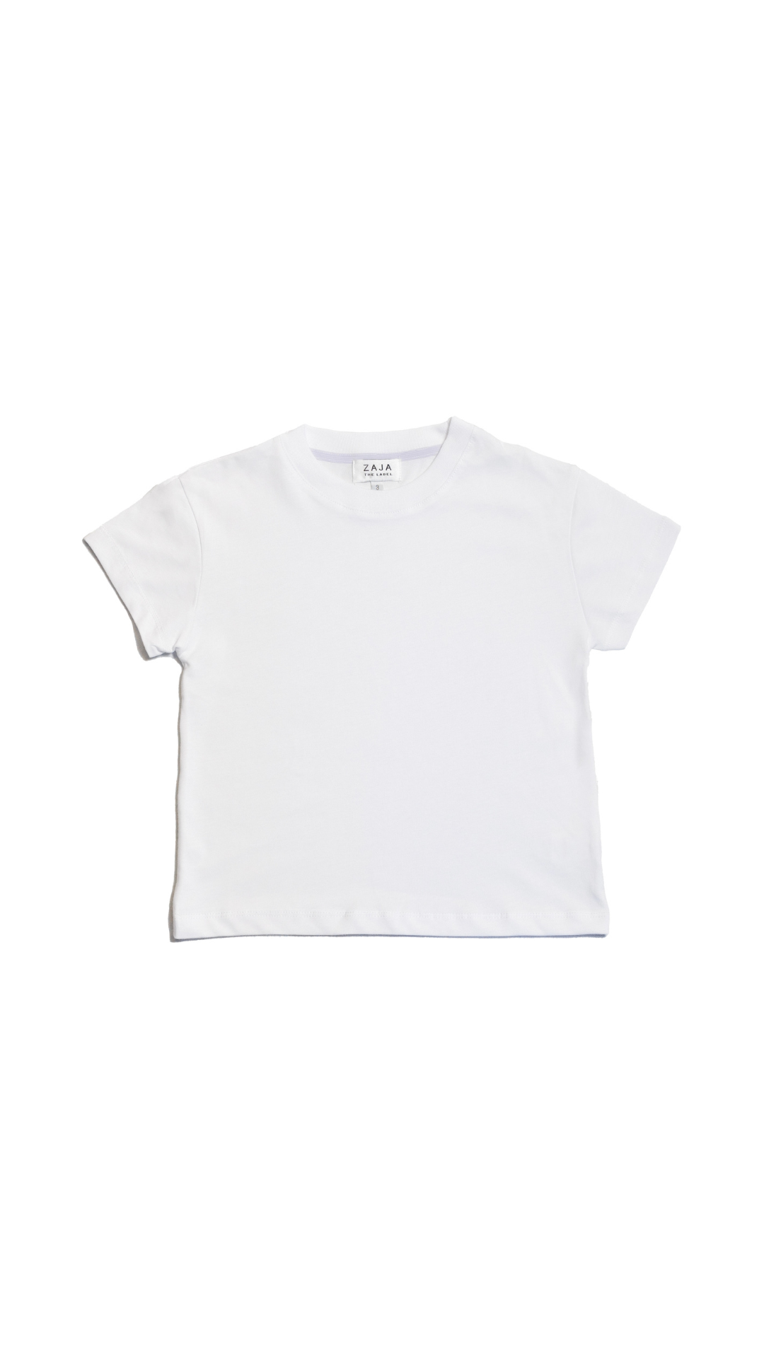 white oversized childrens tshirt